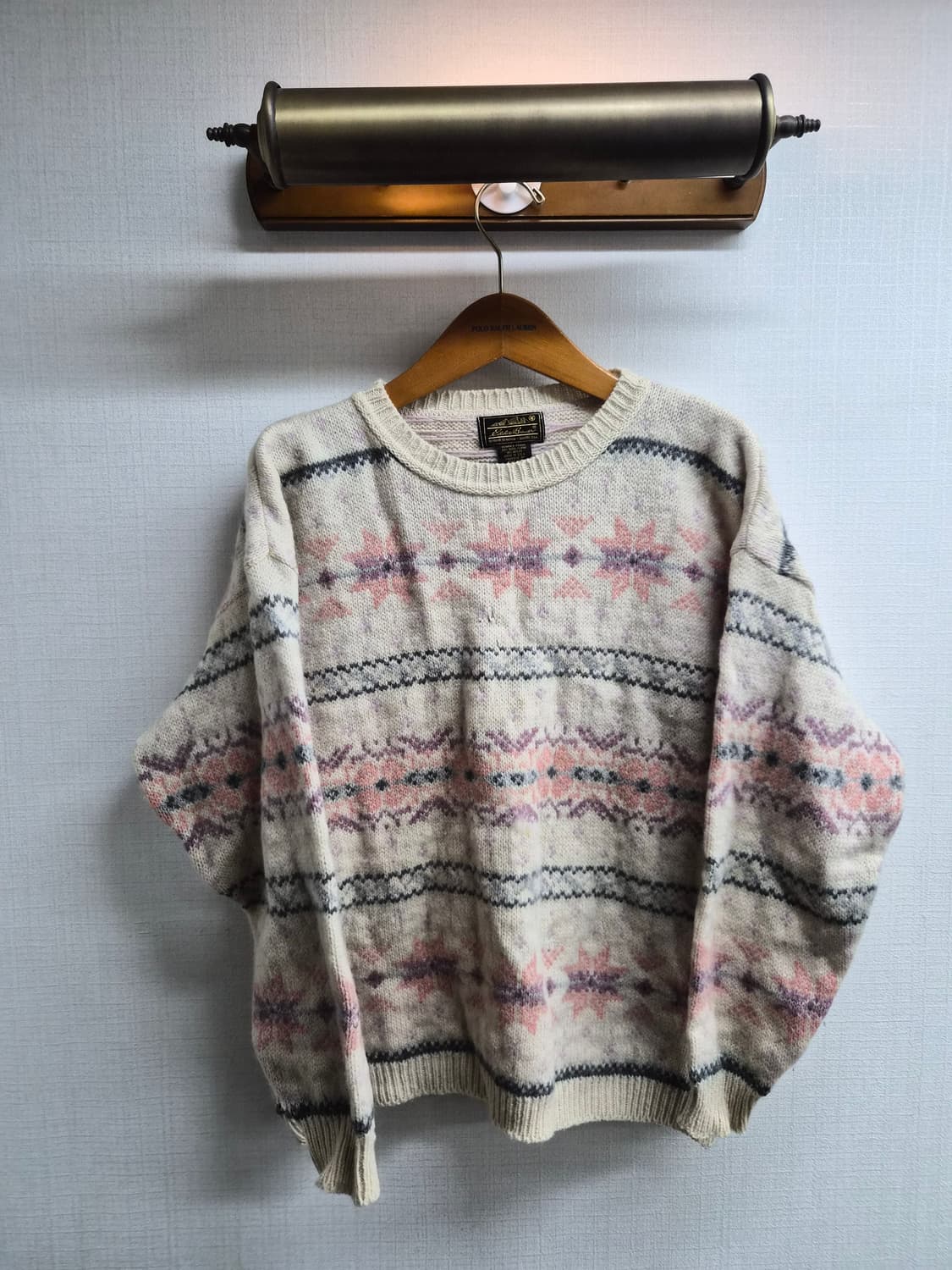 우먼 L) 에디바우어 made in usa 빈티지 니트 팝니다 상품이미지1