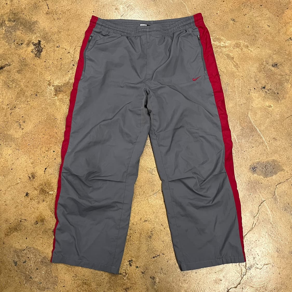 [정품/XL] 나이키 그레이 레드 트랙 바지 b15 상품이미지2