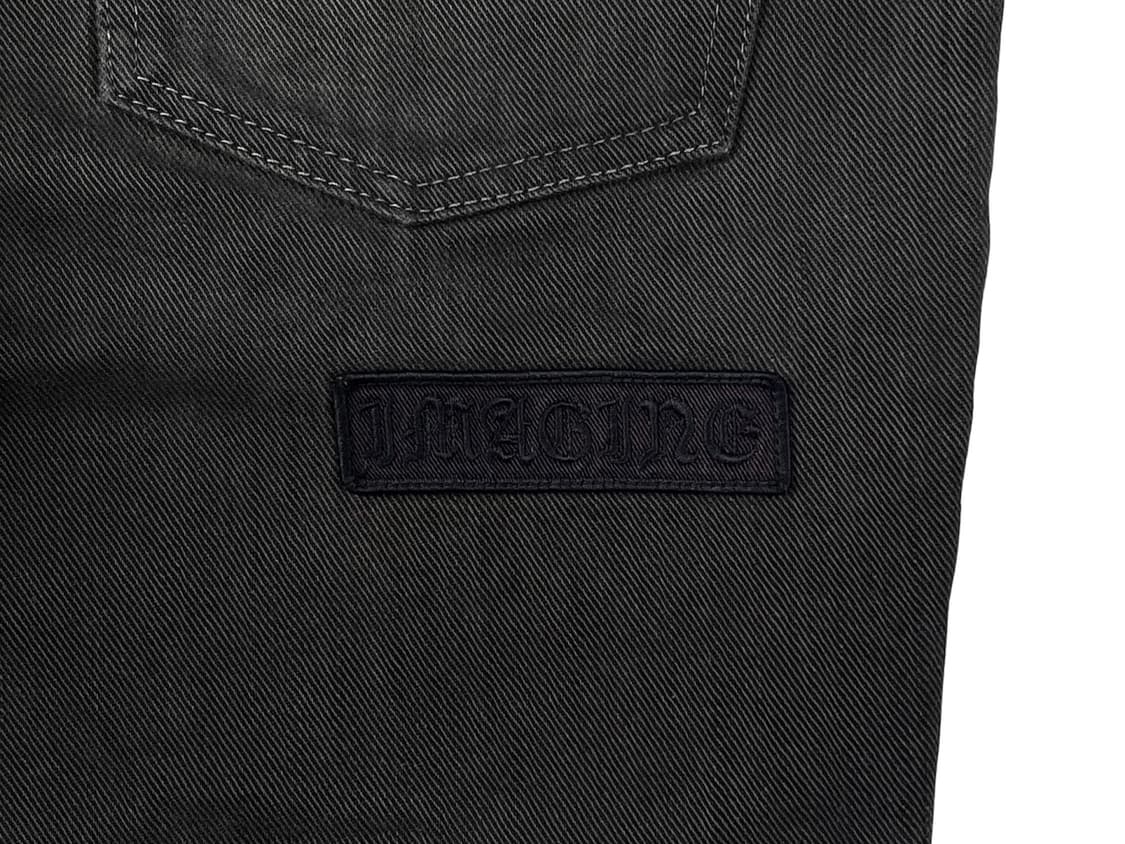 patch denim half pants 상품이미지5