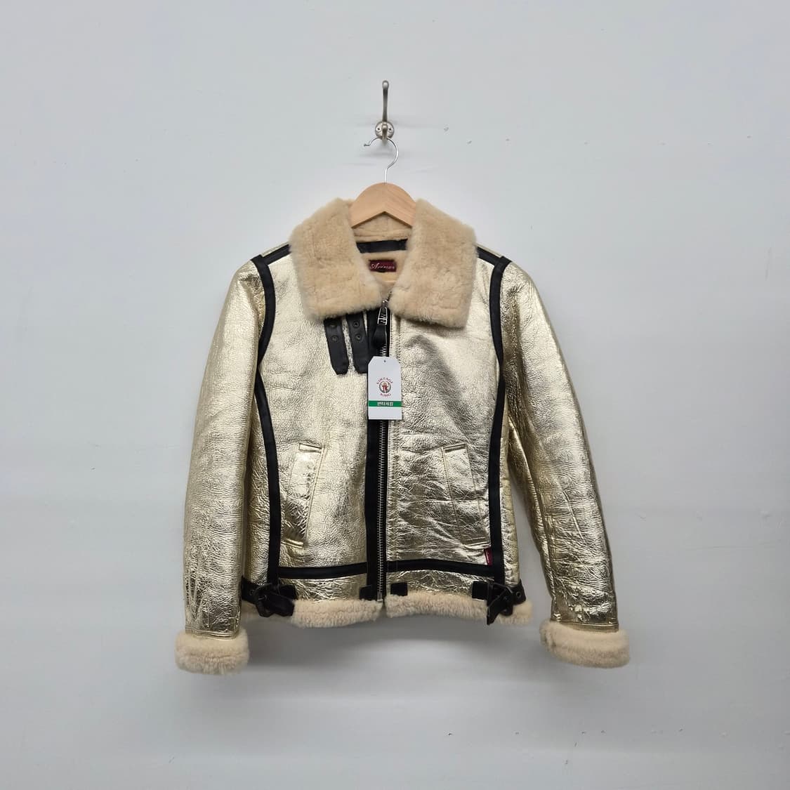 아비렉스 골드 무스탕 자켓 남성 M 상품이미지1