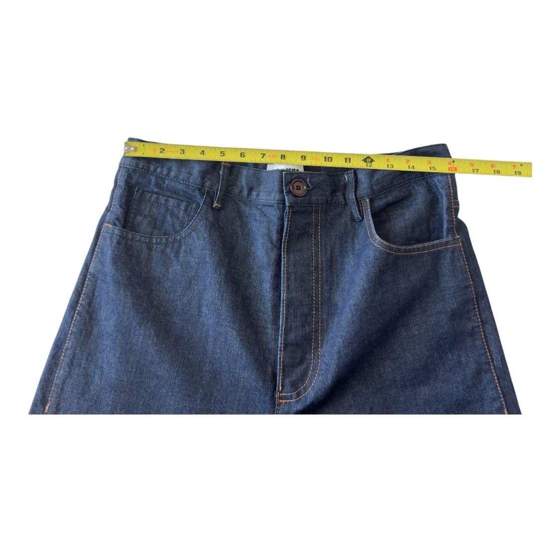 (M) 마리아노 magliano 언발란스 스티치 인디고 데님 진 팬츠 상품이미지8