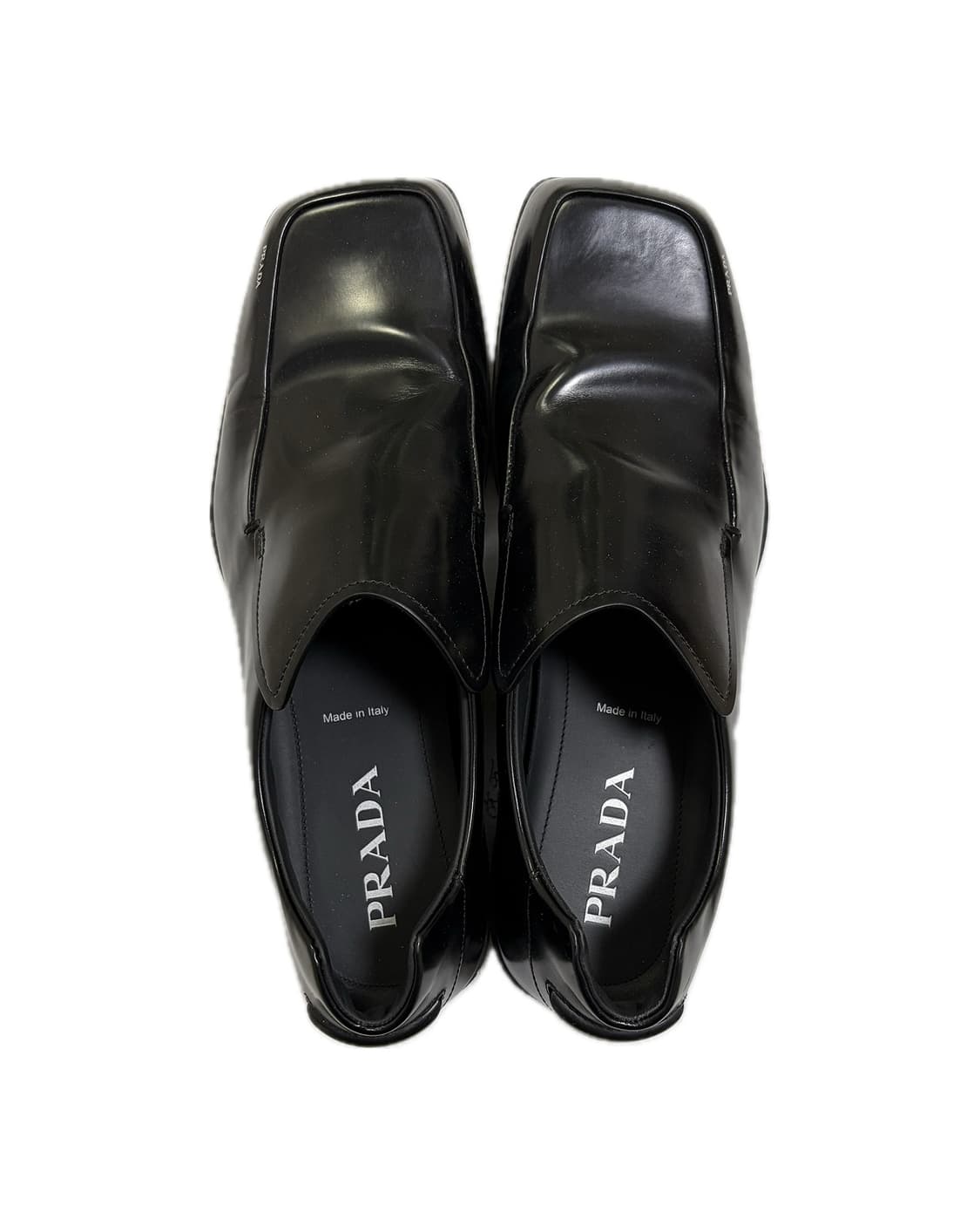 프라다 레이저 브러쉬드 레더 로퍼 상품이미지5