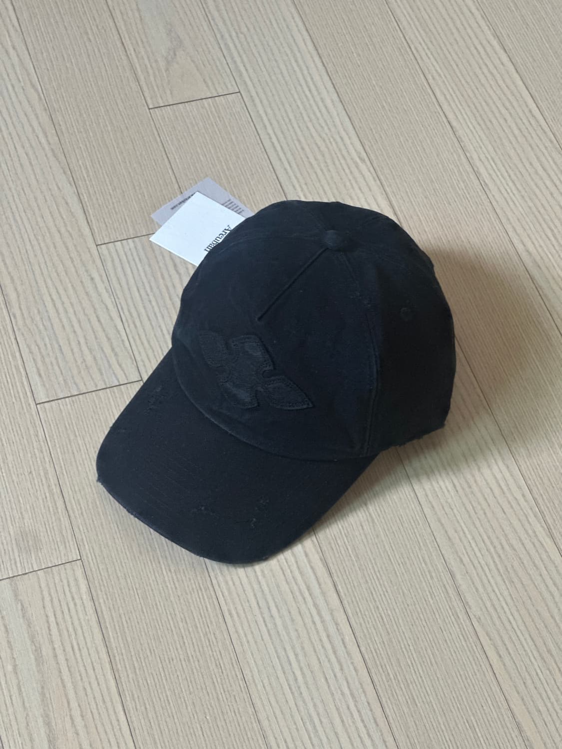 아르반 Felt Applique Ball Cap_Vintage Black 상품이미지1