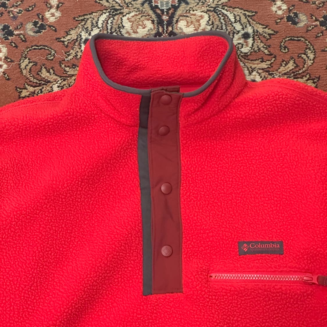 컬럼비아 플리스 풀오버 스냅티 (XL/105) 신칠라 상품이미지4