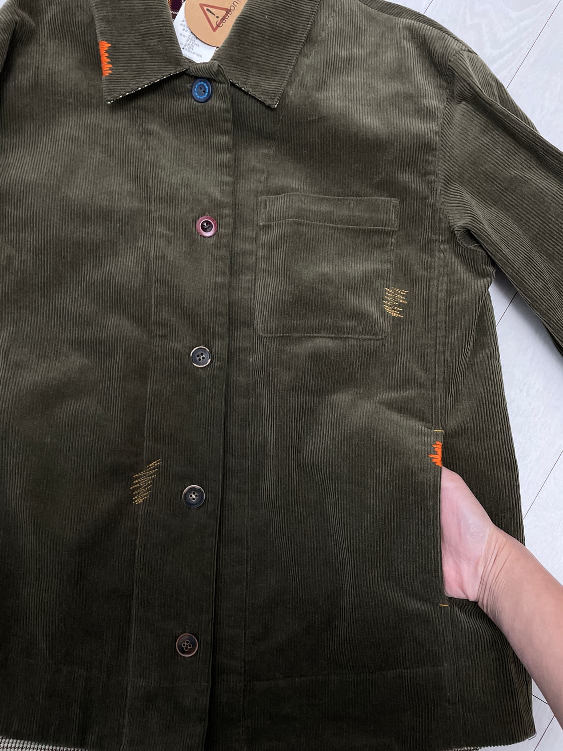 BOB 코듀로이 셔츠 95 상품이미지3