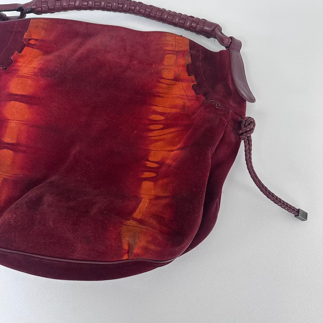 살바토레 페라가모 버건디 가죽 토트백 가방 상품이미지3