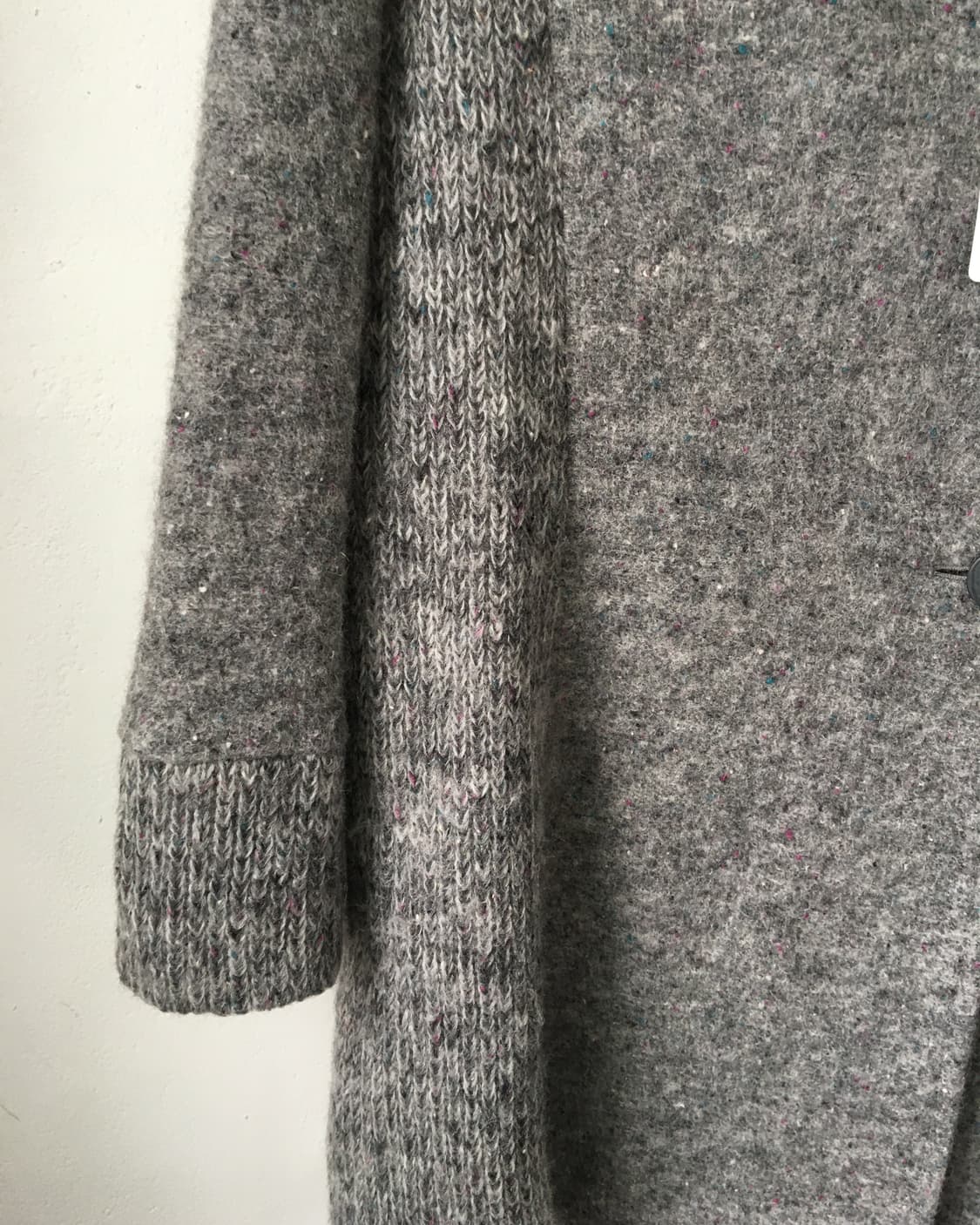 Neck line point woolen coat 상품이미지5