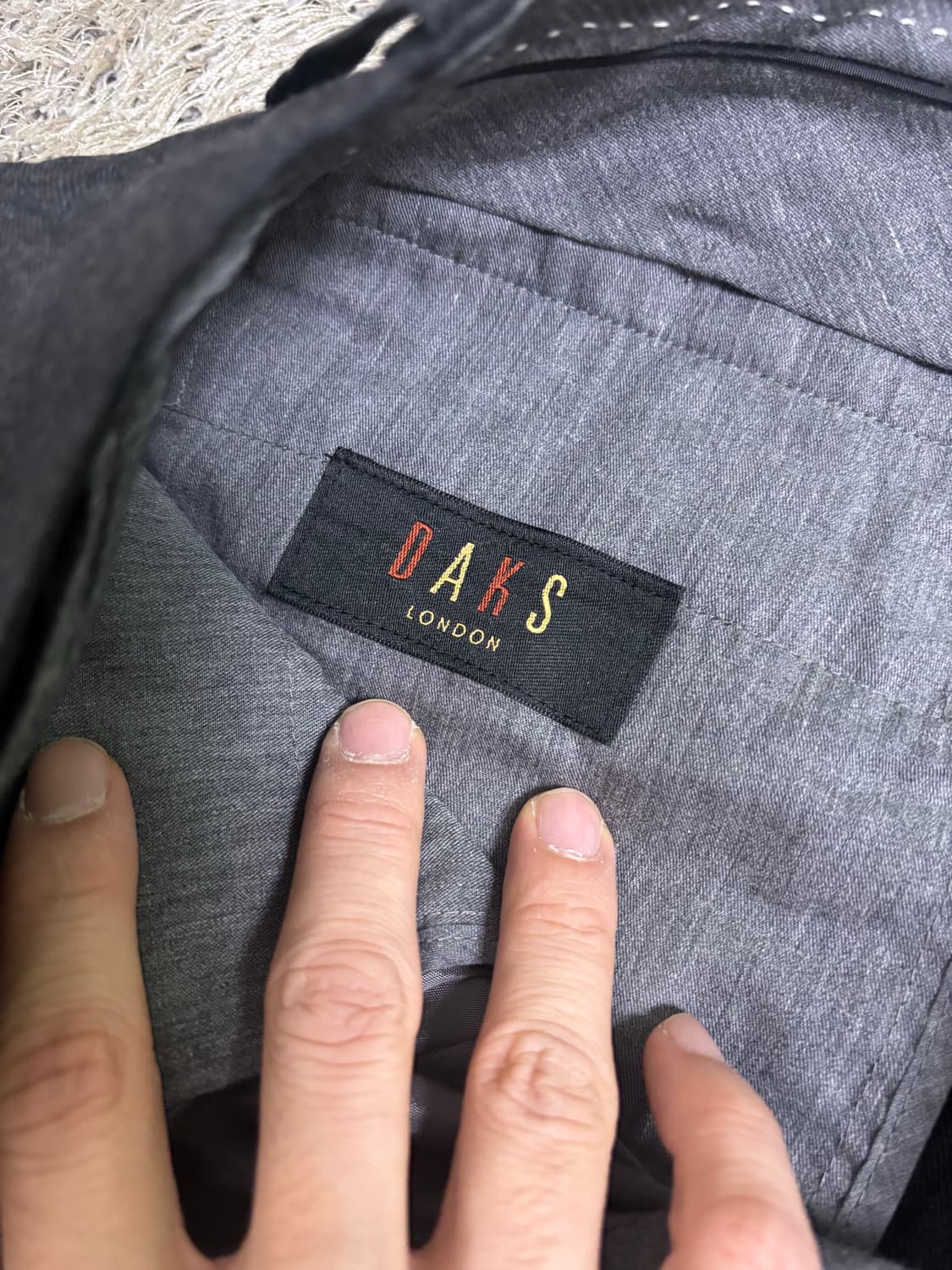 일제 DAKS 울 슬랙스 사이즈 34 상품이미지4