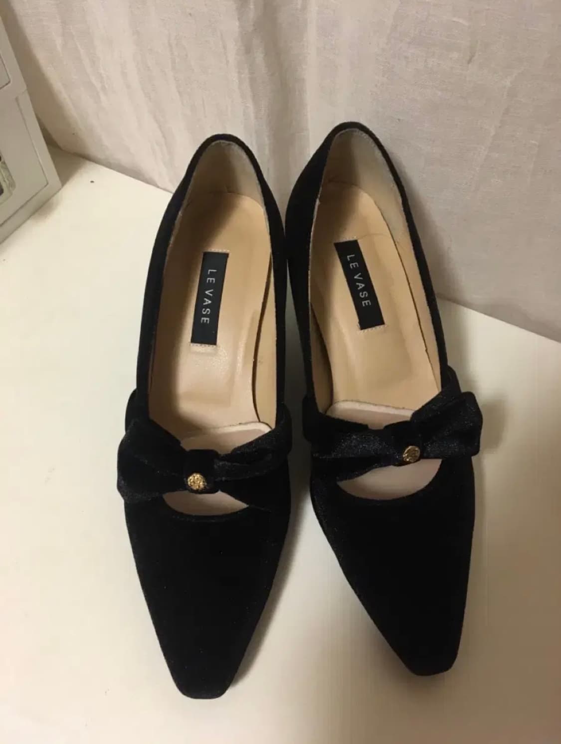 르바즈 벨벳 구두 (4센치) 230-235 상품이미지8