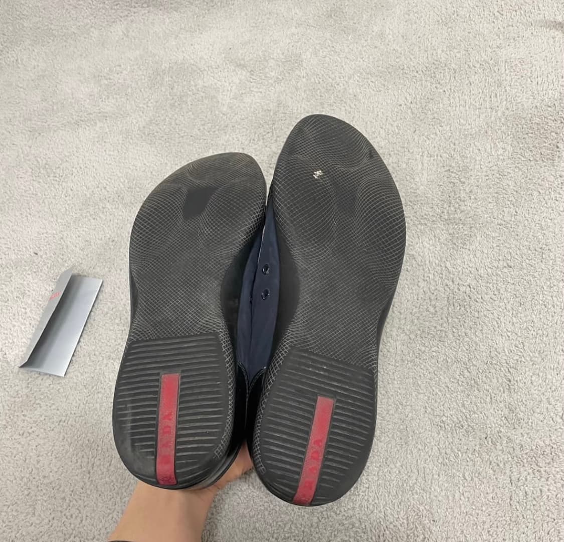 Prada sports(프라다) leather nylon sneakers 상품이미지4