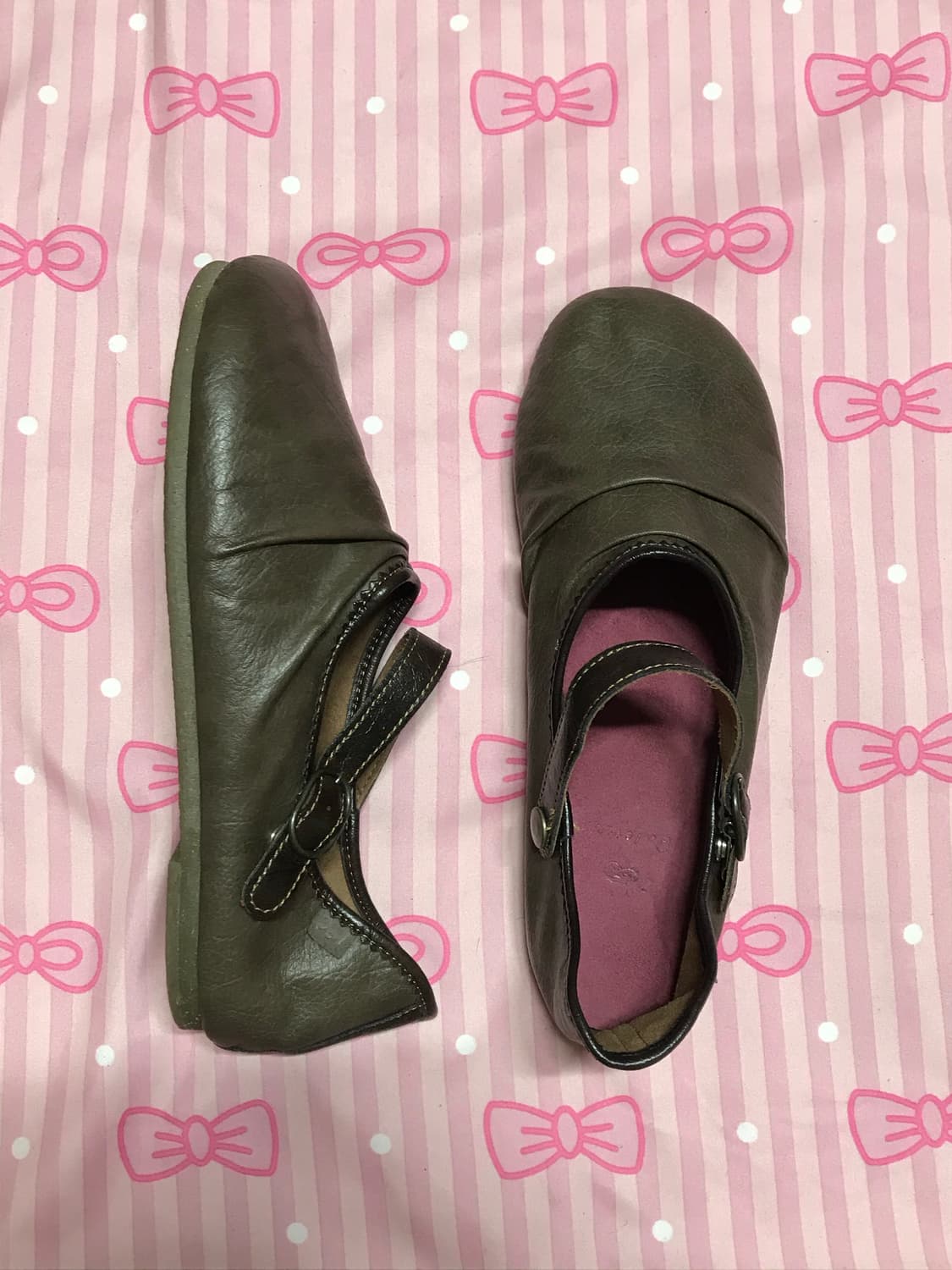 셔링 단화 메리제인 브라운 모리신발 상품이미지2