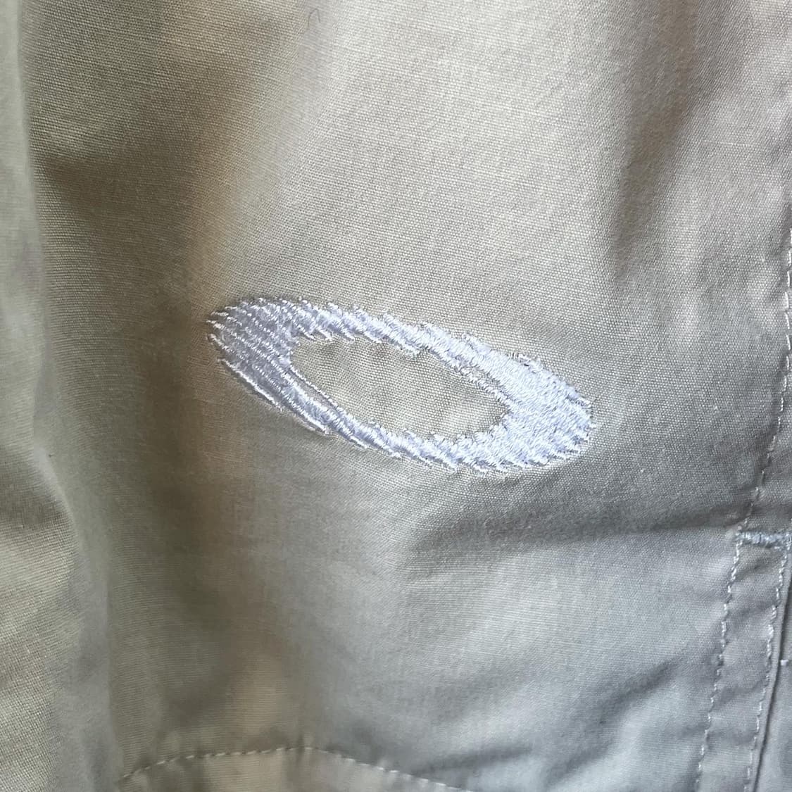 오클리 O로고 오버사이즈 베이지 풀오버 코튼 웜업 상품이미지5