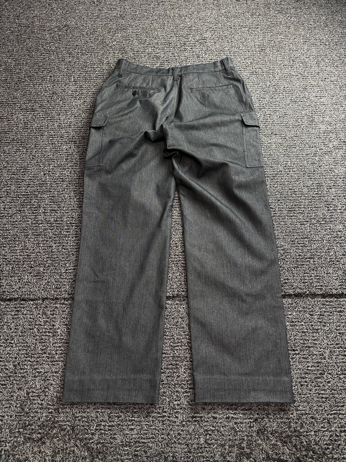 일본 빈티지 꼼사이즘 미니멀 코튼 해링본 카고 팬츠 3227  상품이미지5