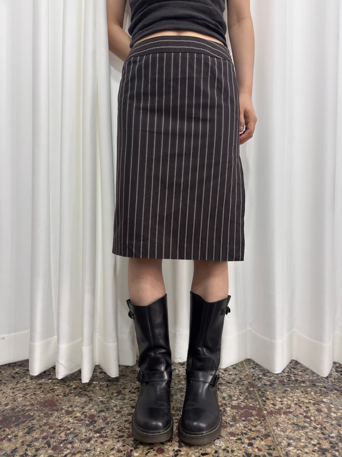 stripe midi skirt 상품이미지4