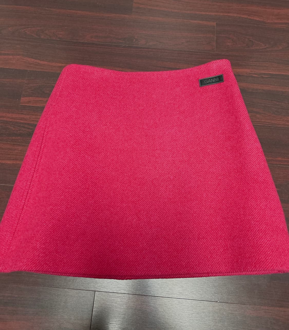 가니 울 미니 핑크 스커트 ganni 상품이미지1