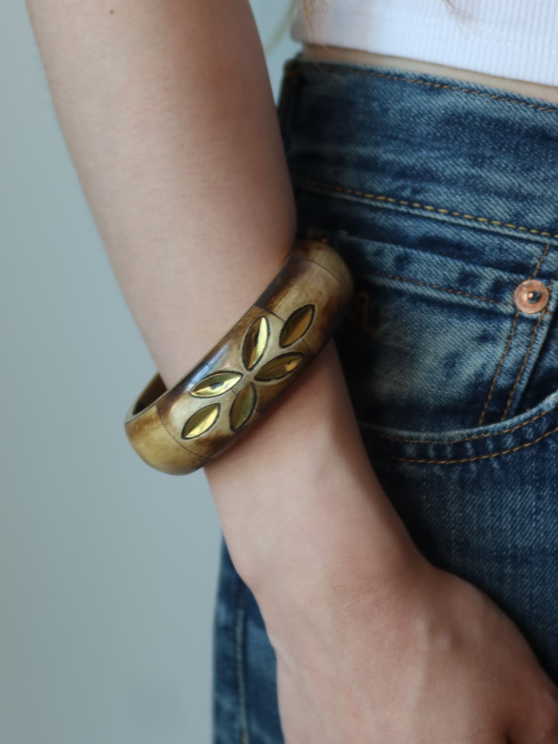 leaf pattern bangle 상품이미지2