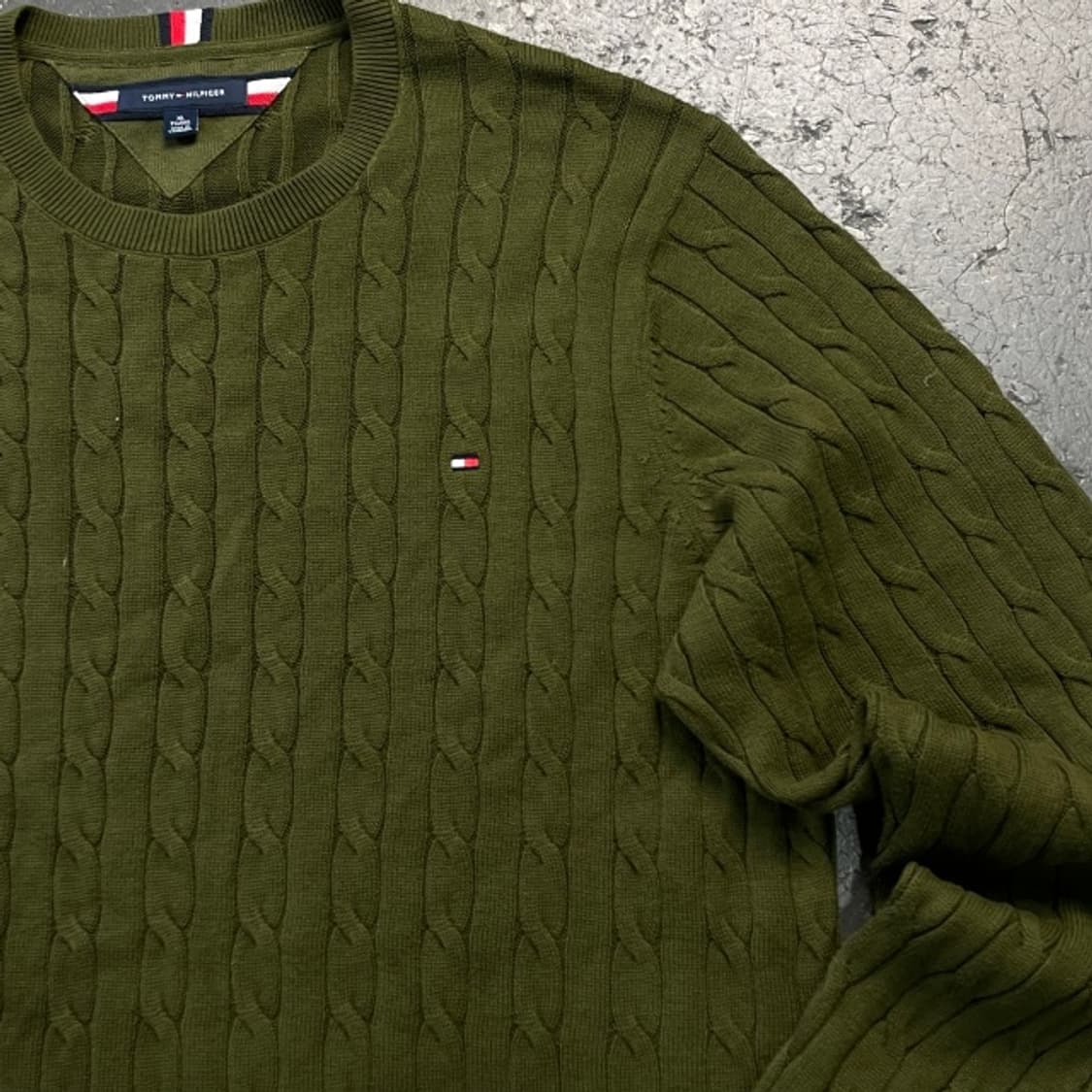 105 타미힐피거 꽈배기 니트  상품이미지2