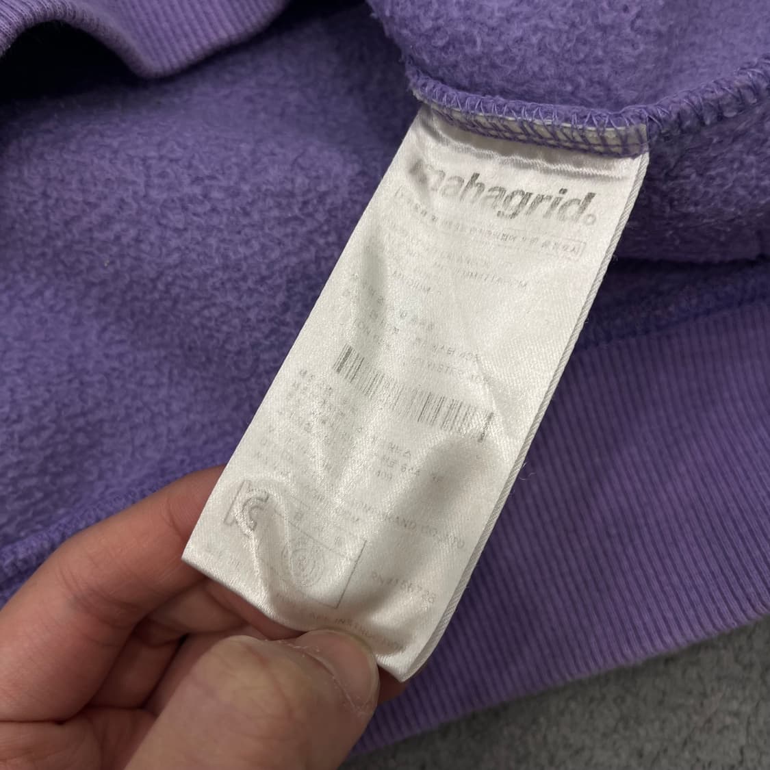 M 마하그리드 퍼플 맨투맨 티셔츠 상품이미지8