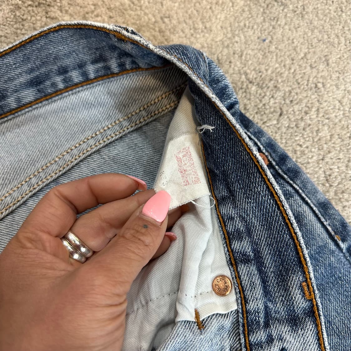 리바이스512 중청 레귤러 스트레이트 데님 팬츠(33) 상품이미지6