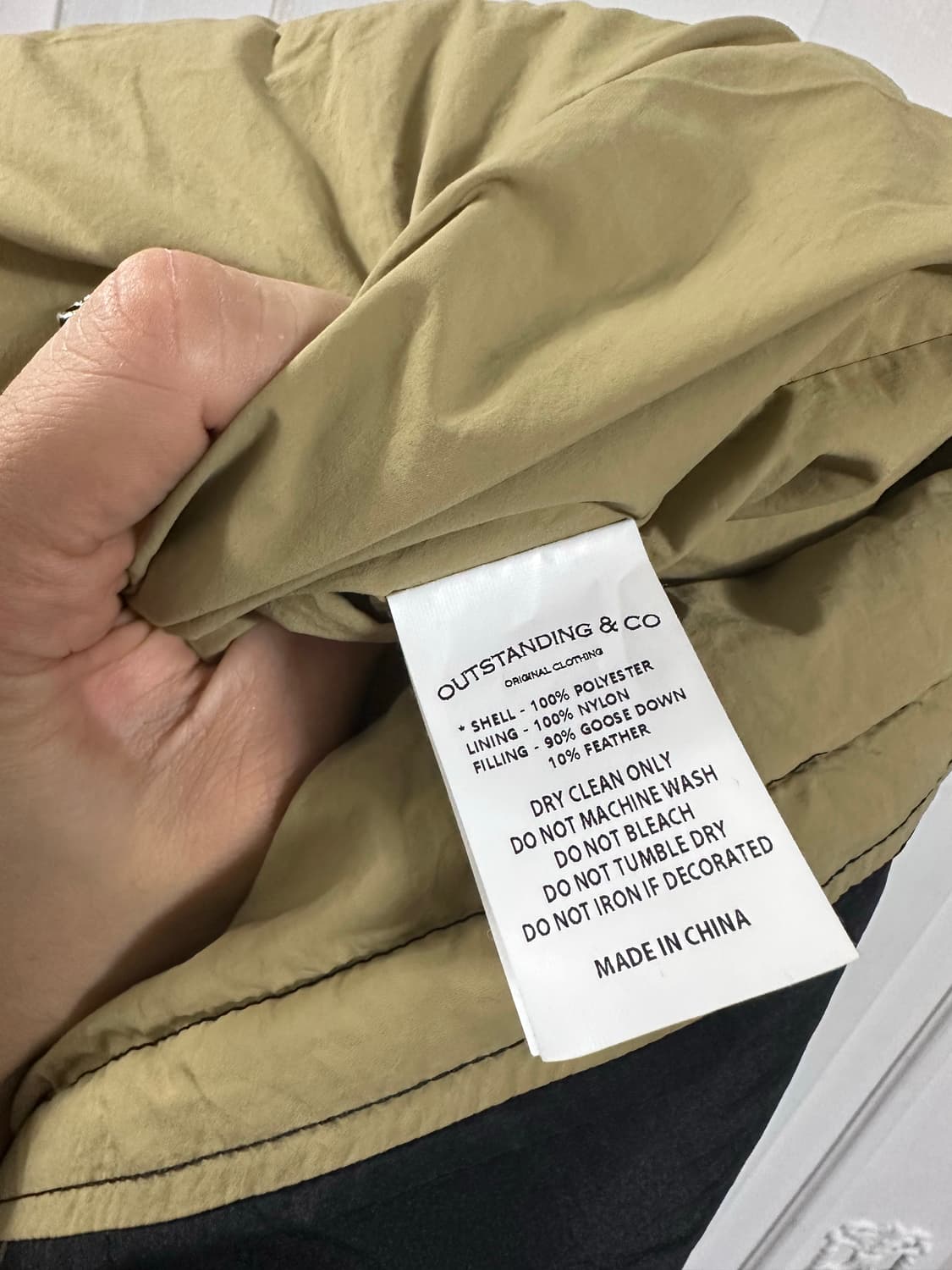 아웃스탠딩 무통 다운 파카 상품이미지4