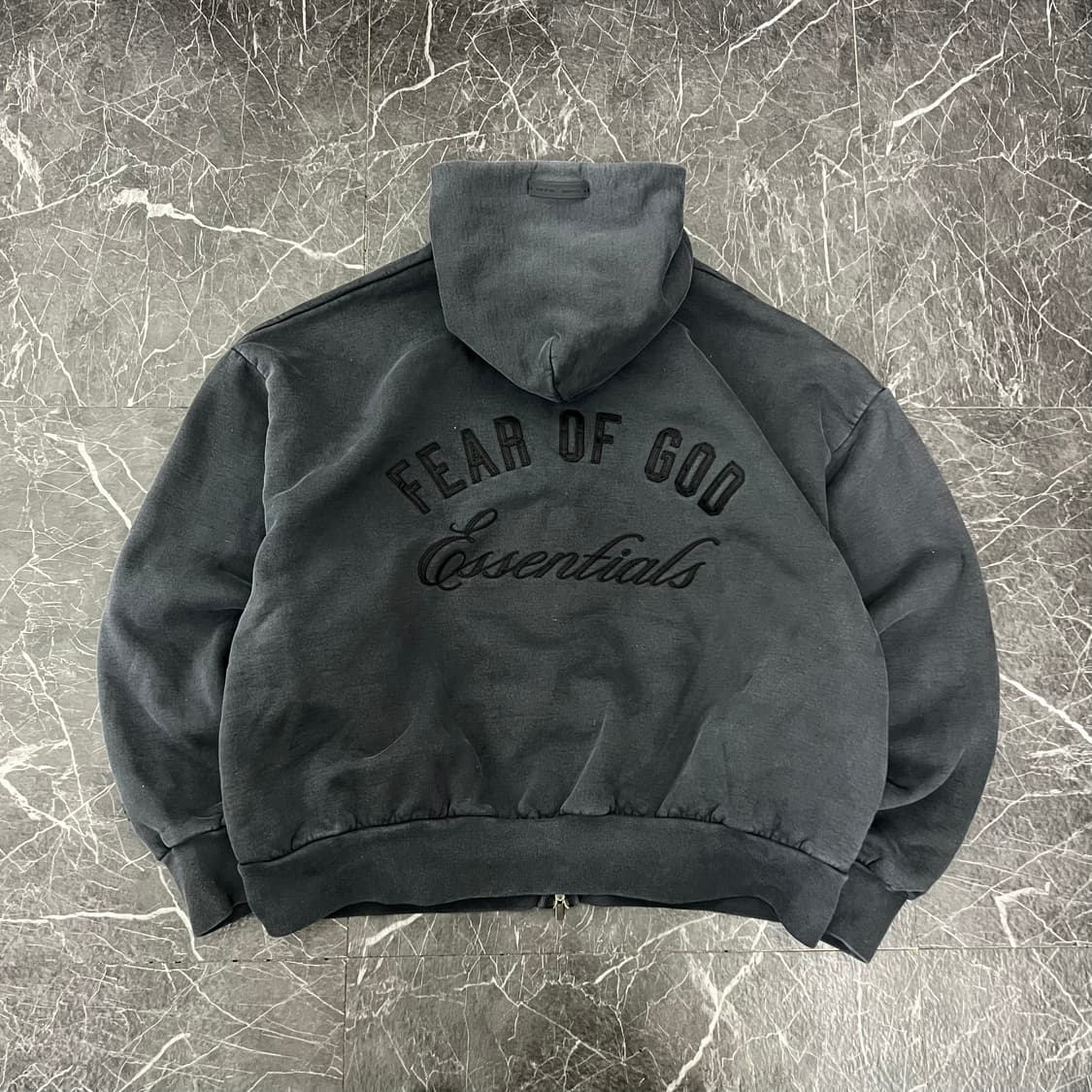 피어오브갓 에센셜 엠브로이더드 클래식 풀오버 후드집업 빈티지 상품이미지1