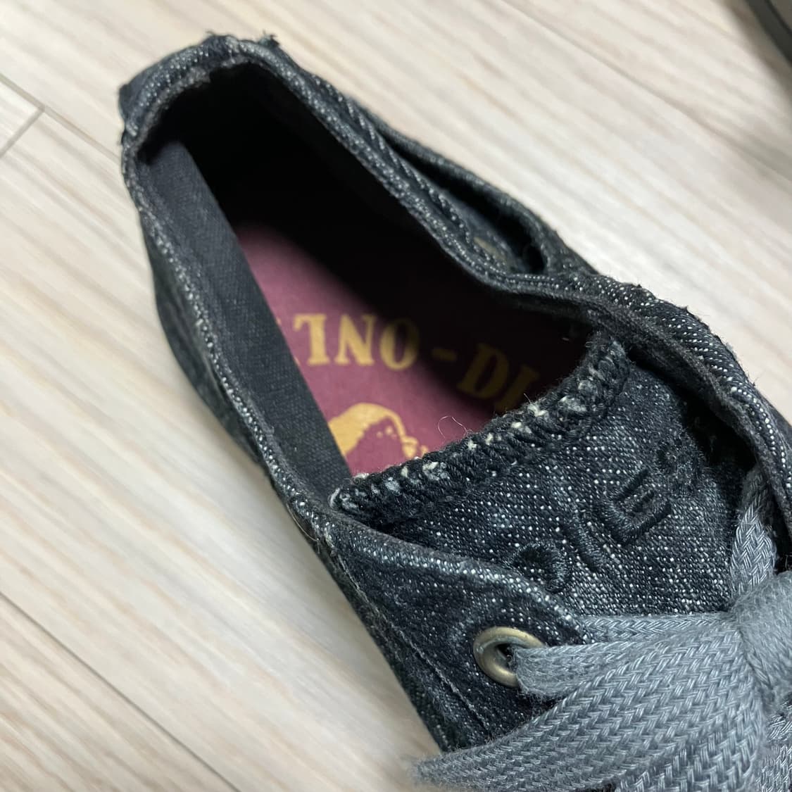 Diesel 디젤 희귀 데님 스니커즈 255 상품이미지7