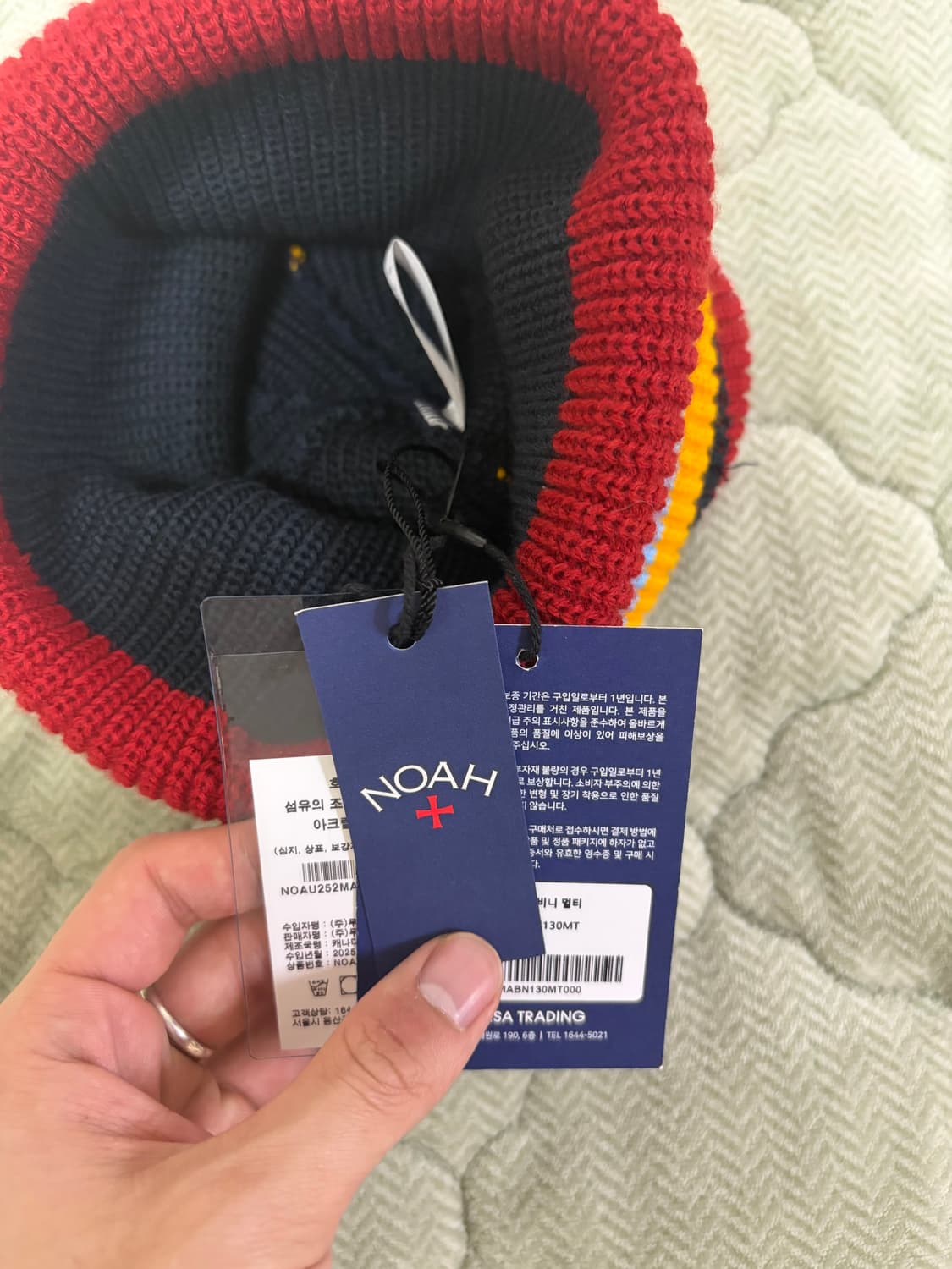 [F]노아 멀티 스트라이프 비니 noah 상품이미지2