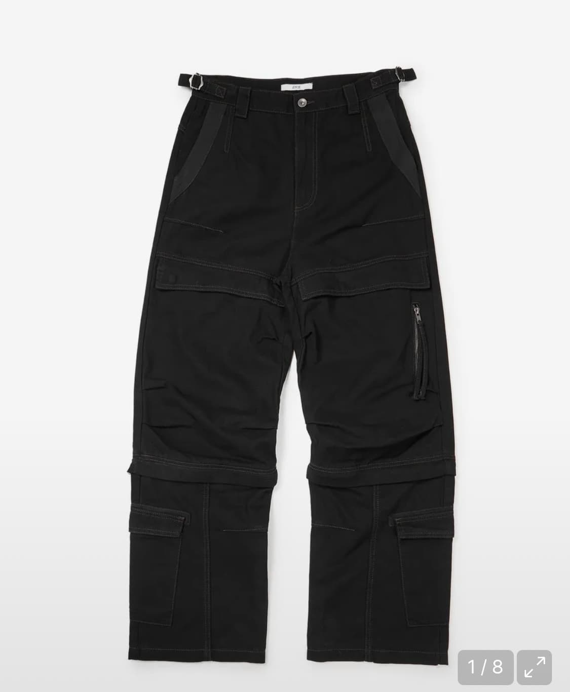 Etce 멀티 카고 팬츠 블랙 L 상품이미지1