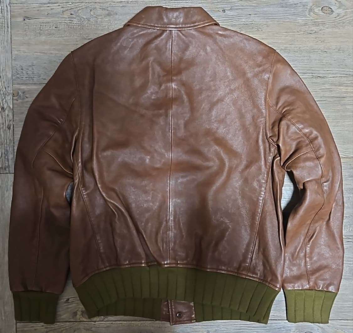 리바이스 LVC 1940's 스트라우스 레더 자켓 라이 M 상품이미지2