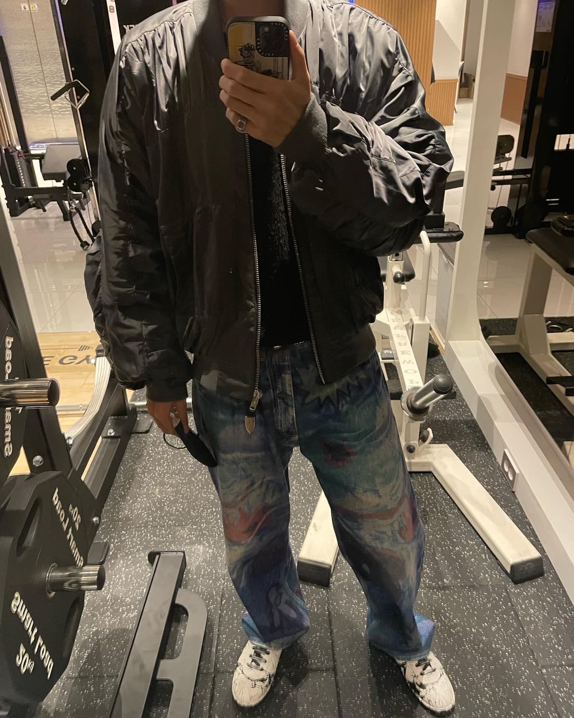 랜덤 아이덴티티 봄버 자켓 상품이미지7