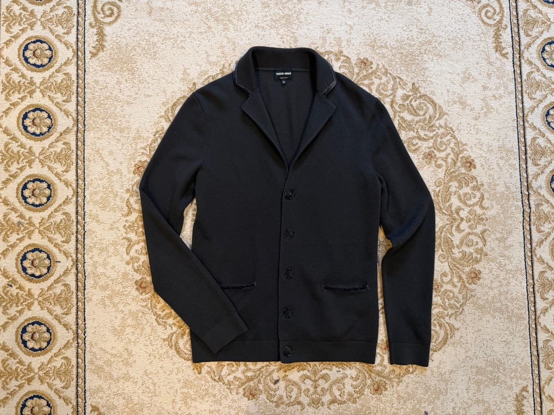 조르지오 아르마니 니트 패브릭 테일러드 자켓 100 상품이미지1
