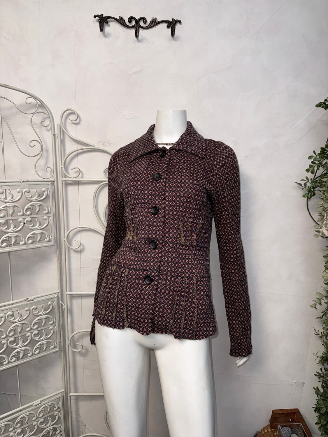 HUGO BOSS geometric pintuck cardigan  상품이미지7