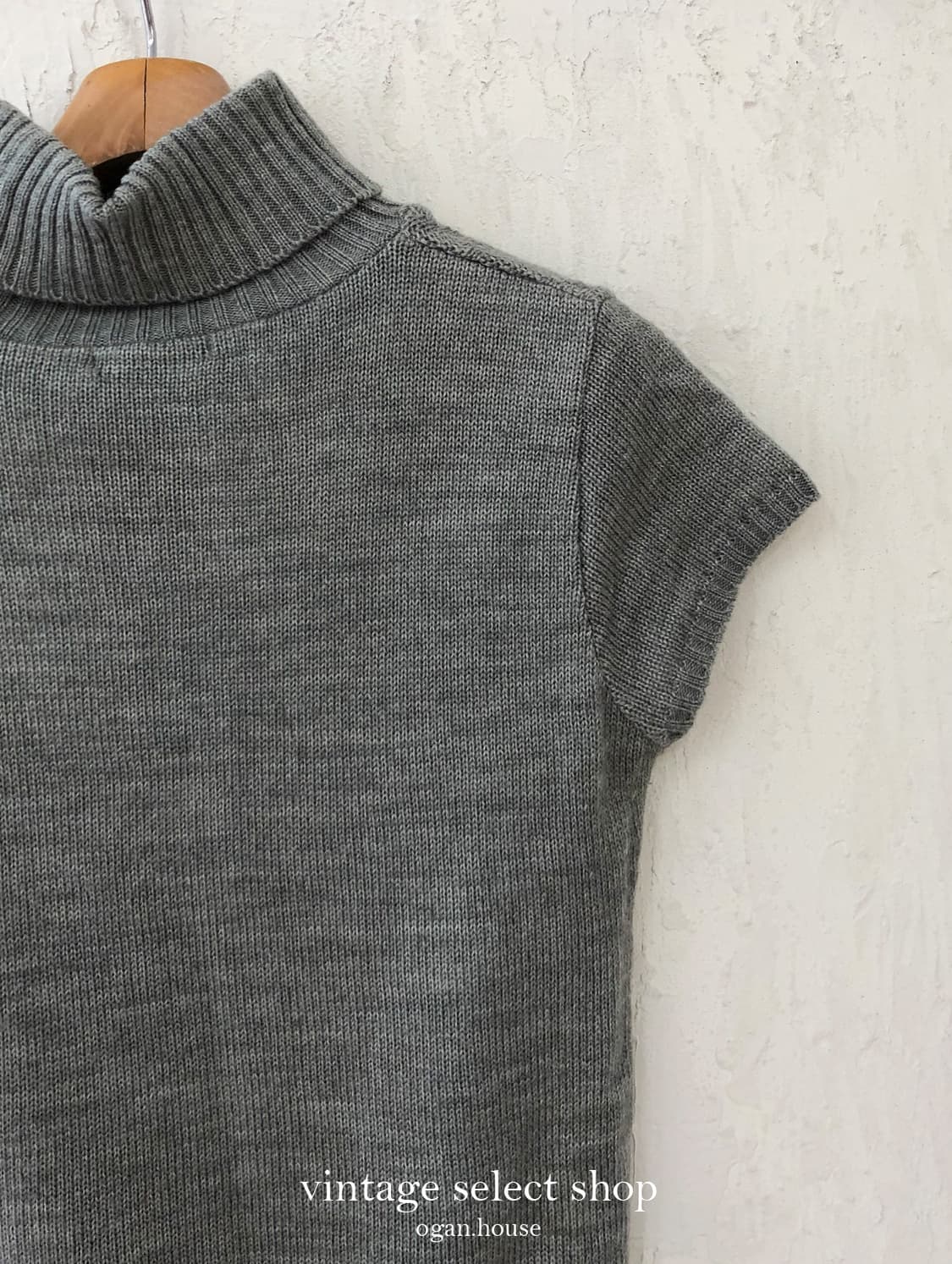 vintage knit short sleeve top 상품이미지3