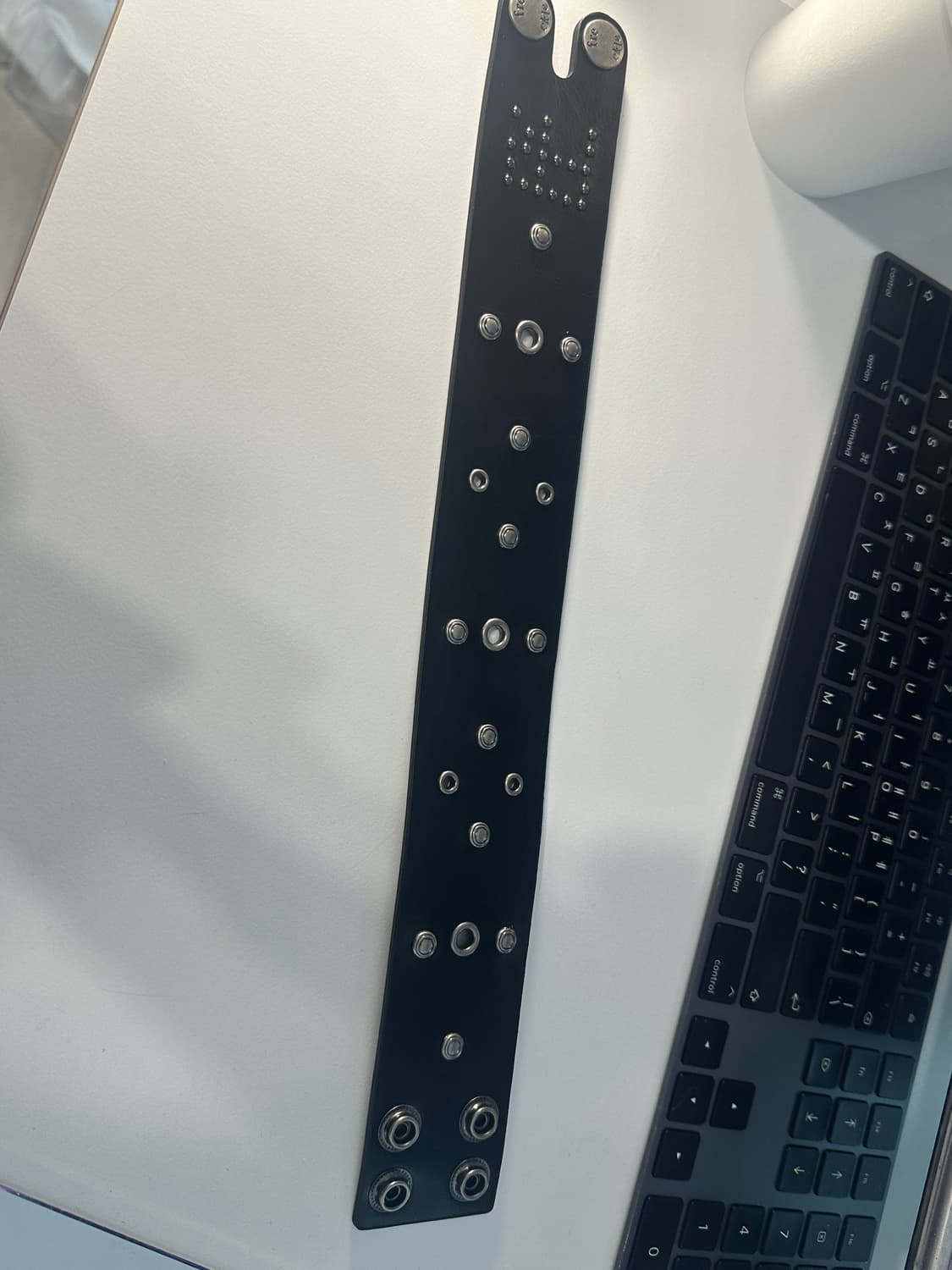 프레클 레더 초커 블랙 상품이미지3