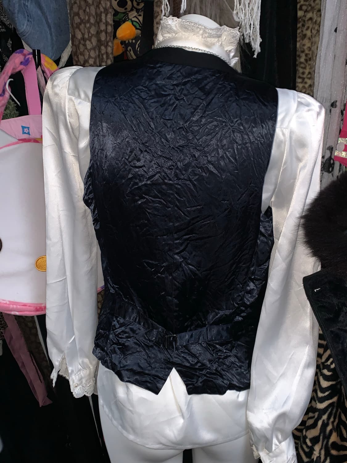 공겜여주st 고딕 로리타 레이스 진주 블라우스 상품이미지2