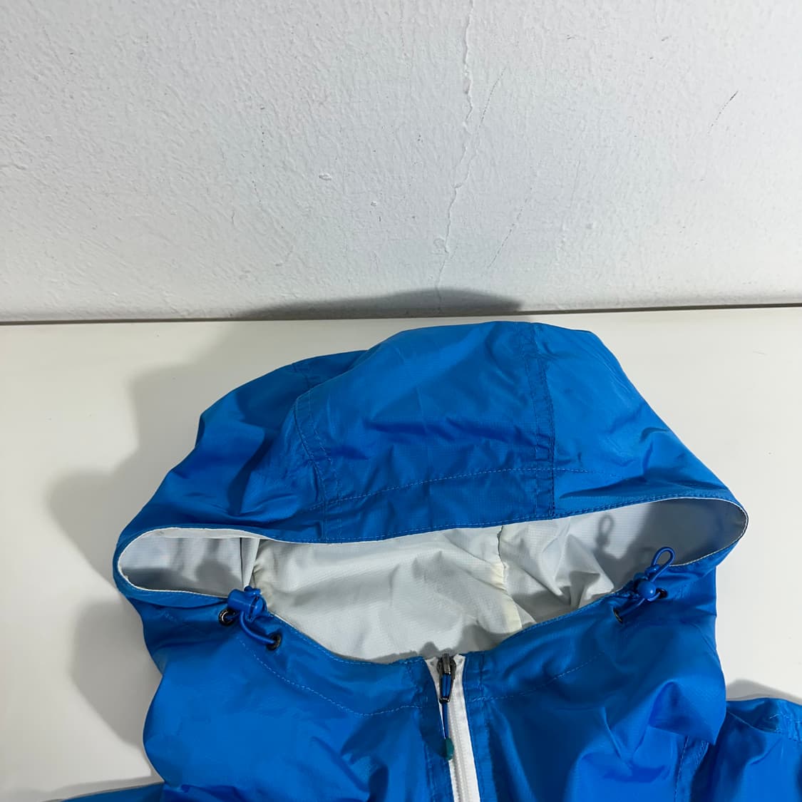 우먼M 노스페이스 블루 나일론 경량 바람막이 상품이미지4