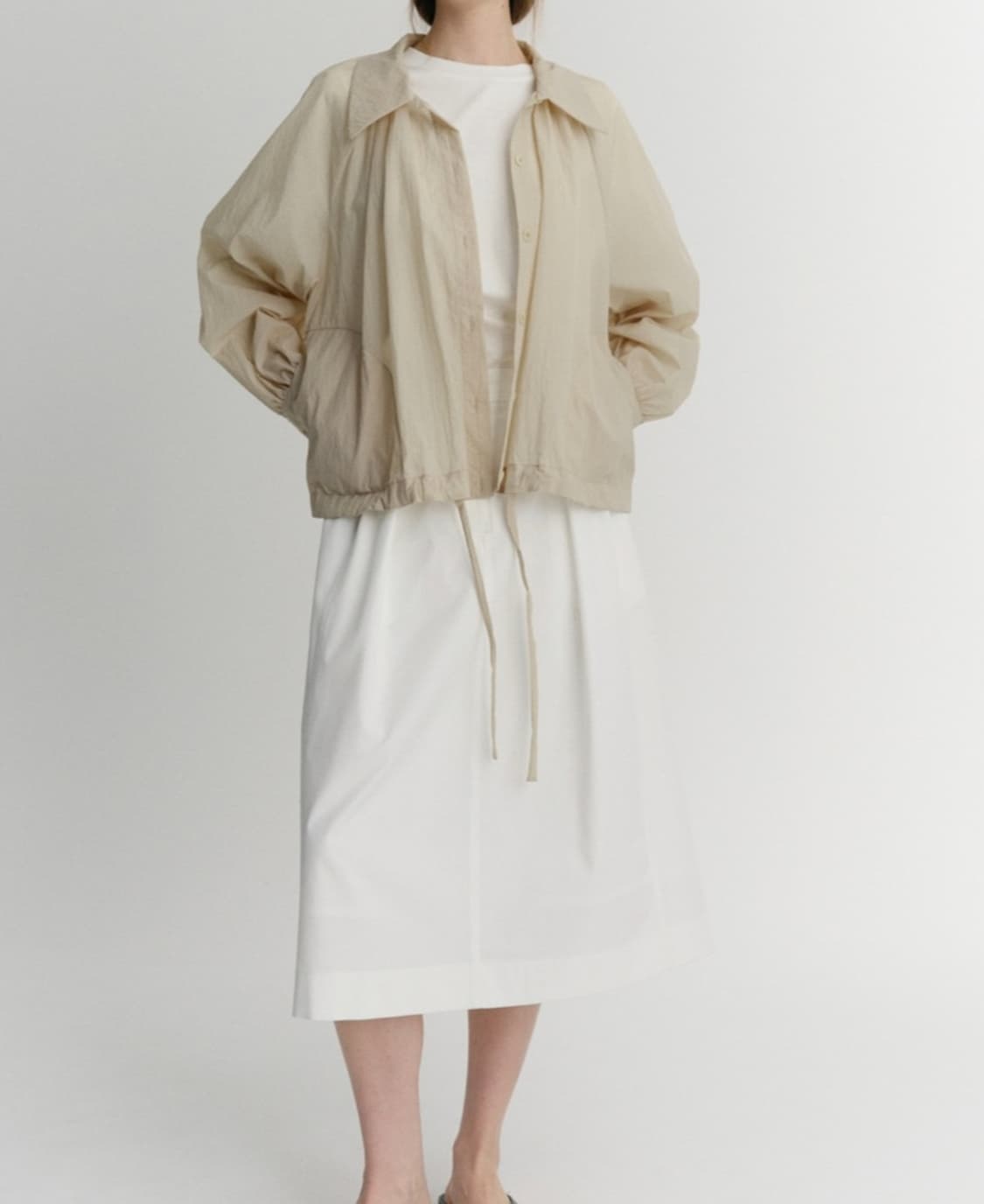 이아 wes 셔츠블라우스겸 자켓 one s~m 상품이미지5