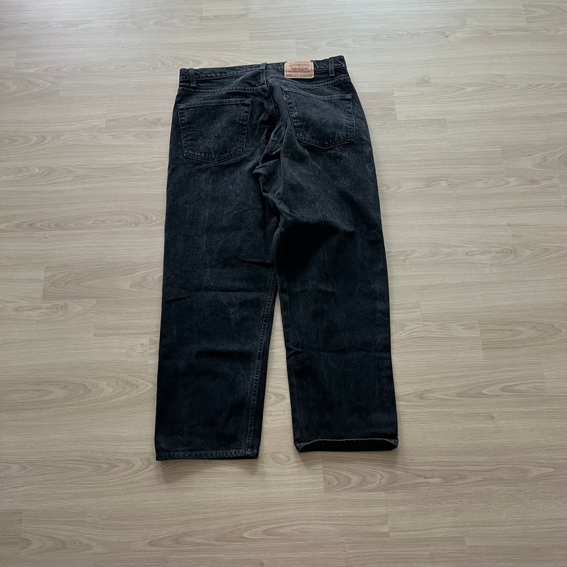 [38X30] 90s 빈티지 리바이스 565 블랙 상품이미지6