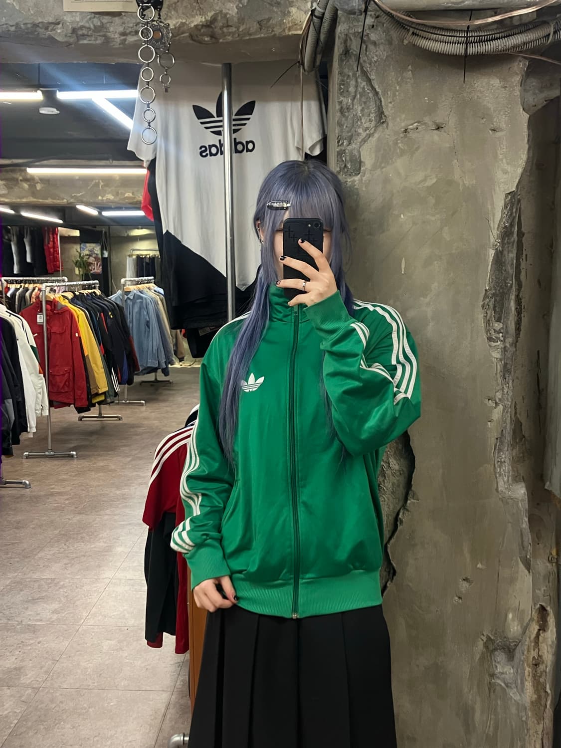 아디다스 파이어버드 트랙탑 져지 그린 S #csz2326  상품이미지2