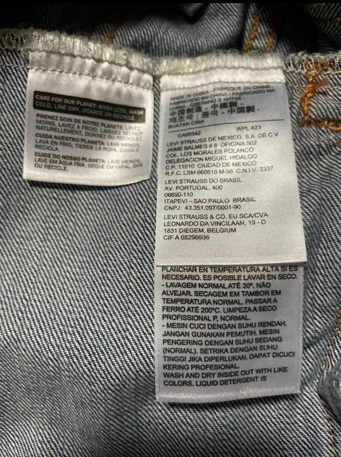 리바이스 타입3 데님 트러커 M사이즈 상품이미지6