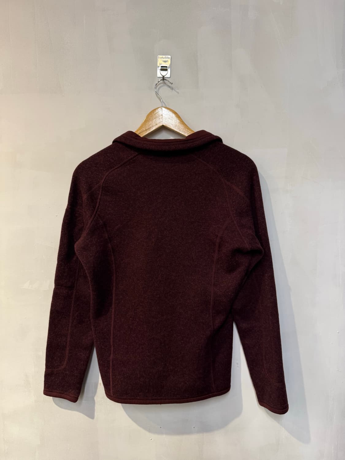 파타고니아 버건디 플리스 하프집업 상품이미지4