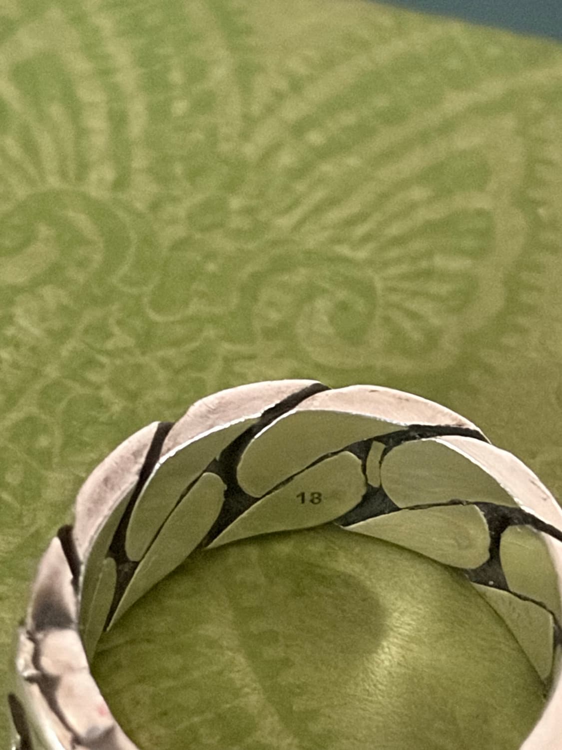 구찌 인터로킹 반지 18호 상품이미지2