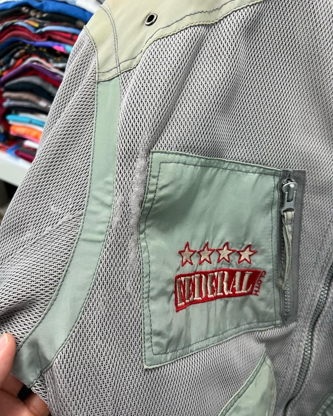 MESH NYLON RACING JACKET 상품이미지6