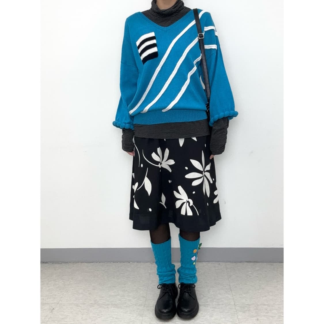 빈티지 블랙 오리엔탈 스커트 상품이미지1