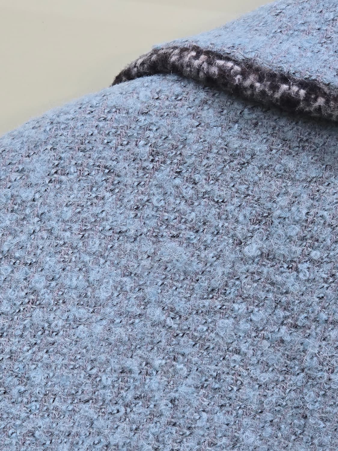 VOV 블루 모직 코트 상품이미지5