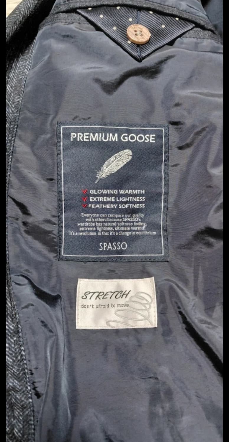 SPASSO 남성 퀼팅 구스다운 코트 105 (블랙) 상품이미지3