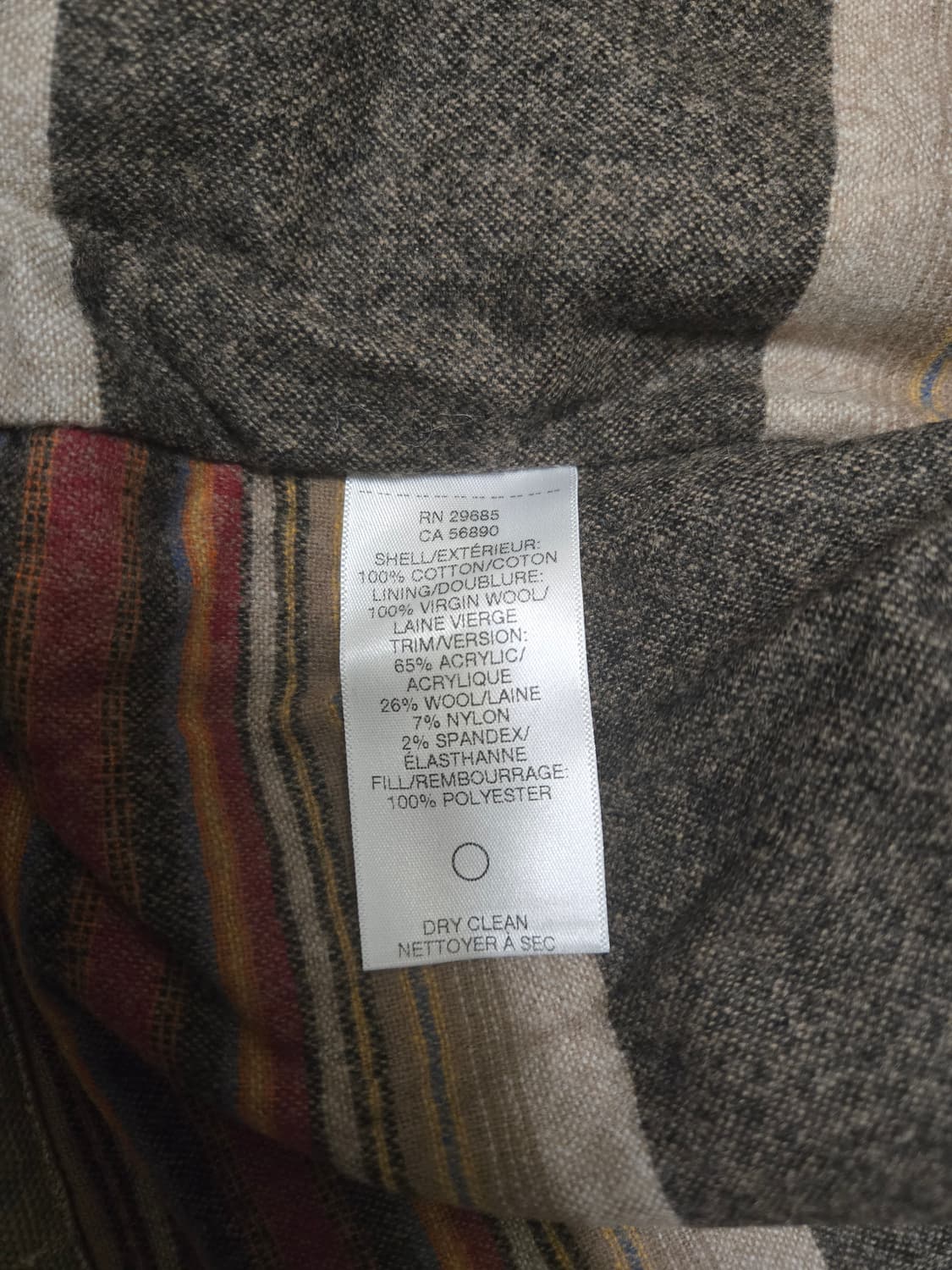 [M] 펜들턴(Pendleton) 코튼 캔버스 울 라이닝 베스트 상품이미지7