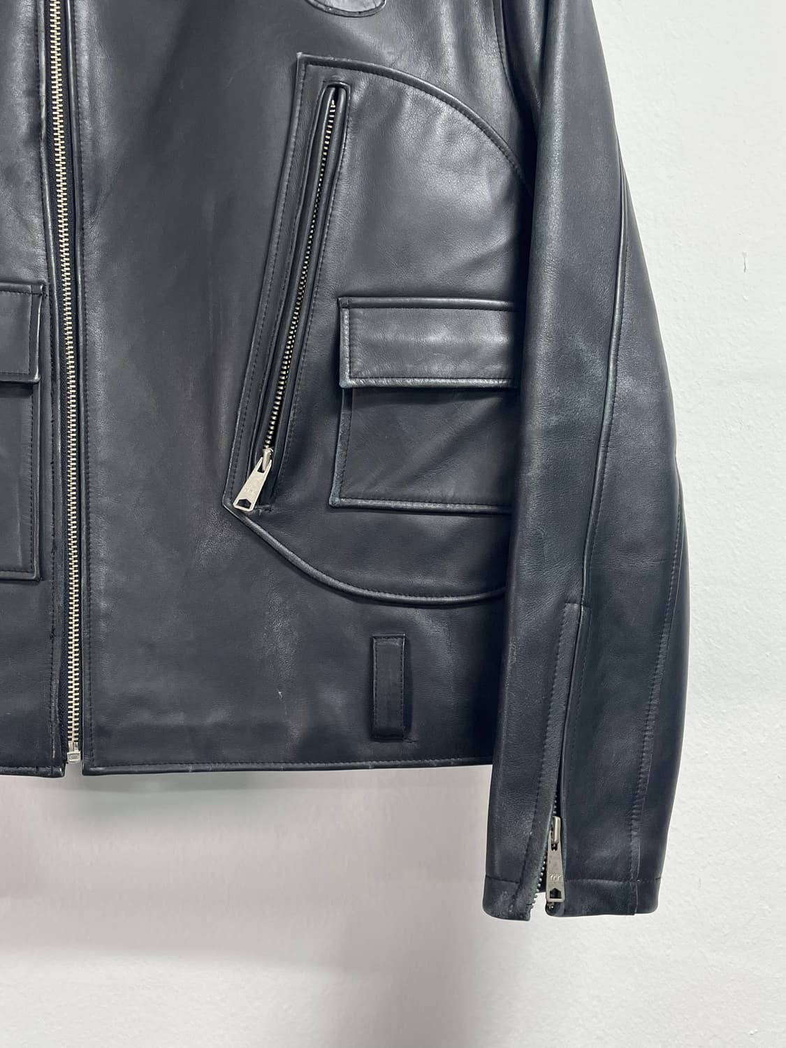 A.N.D 패치 싱글 라이더 자켓 (on.557) 상품이미지5