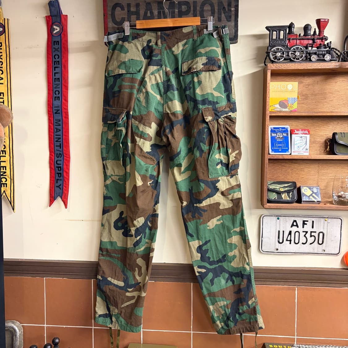 US Woodland BDU Pants M-L Size 260505-3 상품이미지5