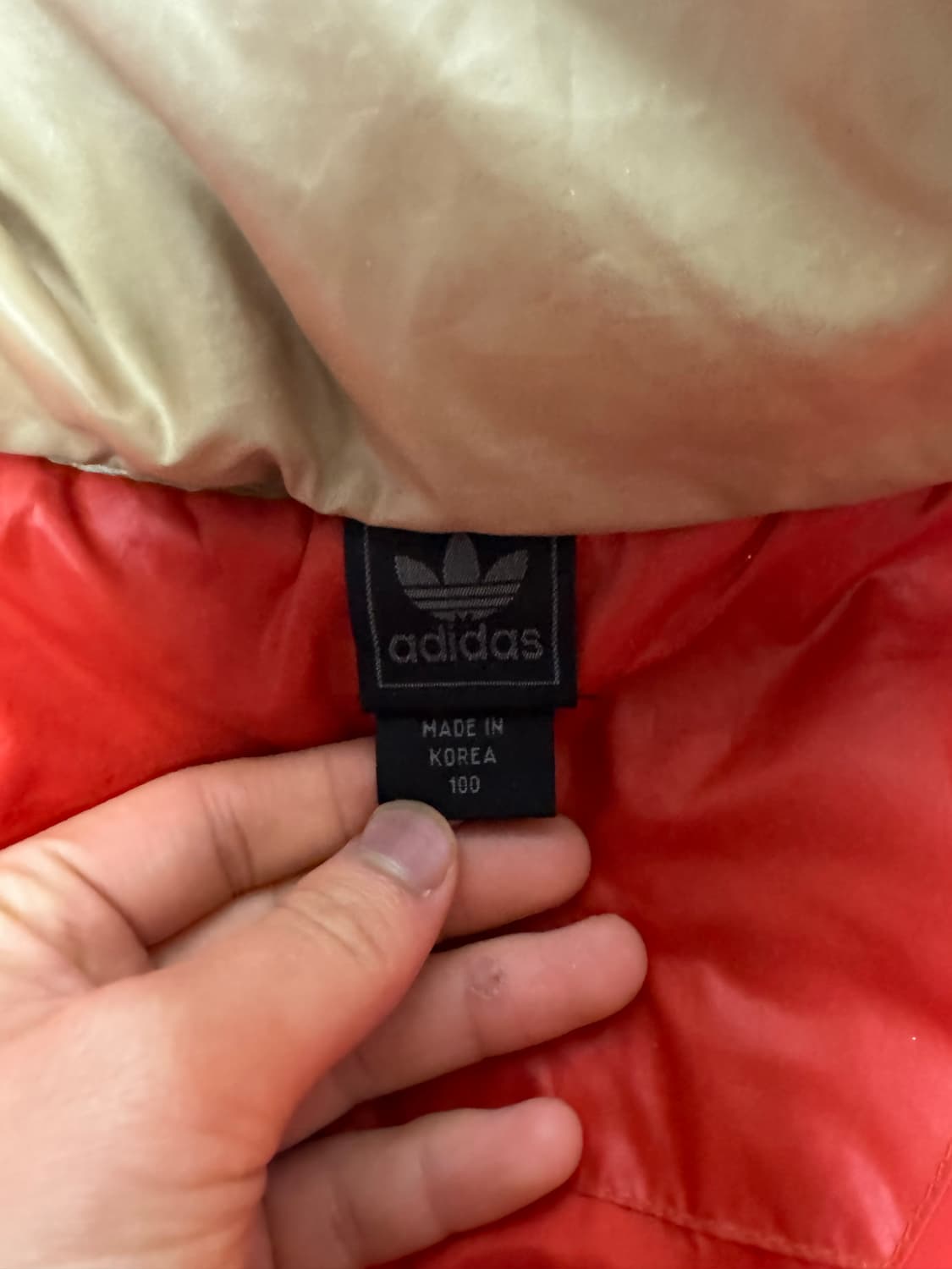 아디다스 배색 푸퍼 패딩 후드 자켓 상품이미지7